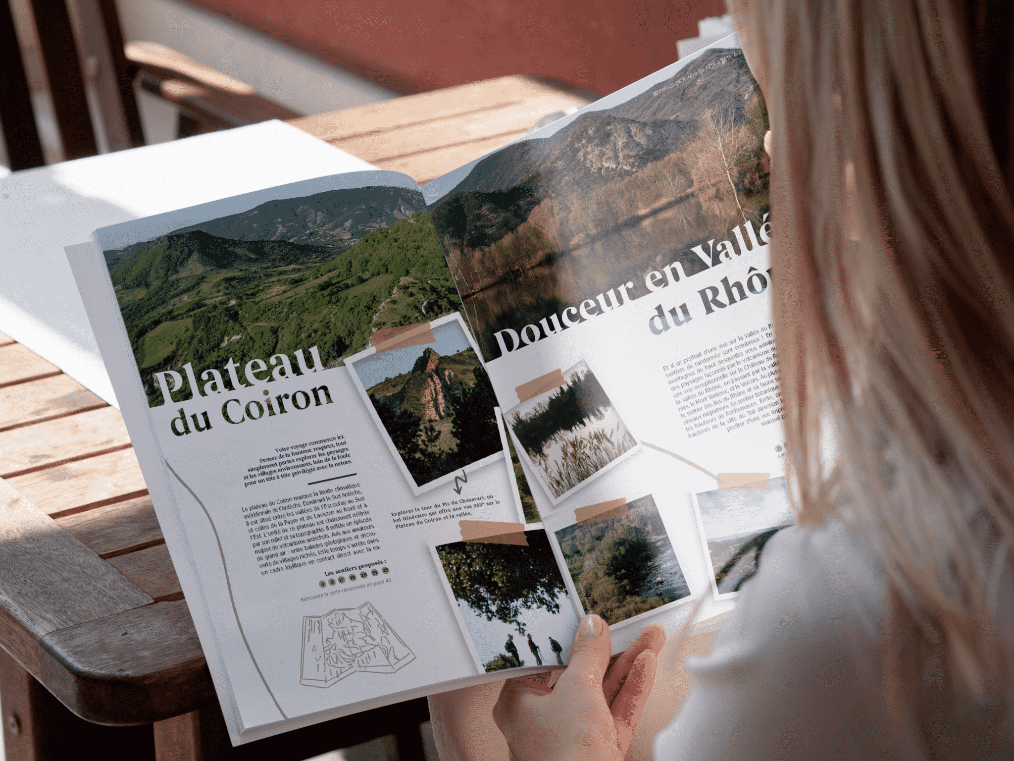 mock up mag ouvert