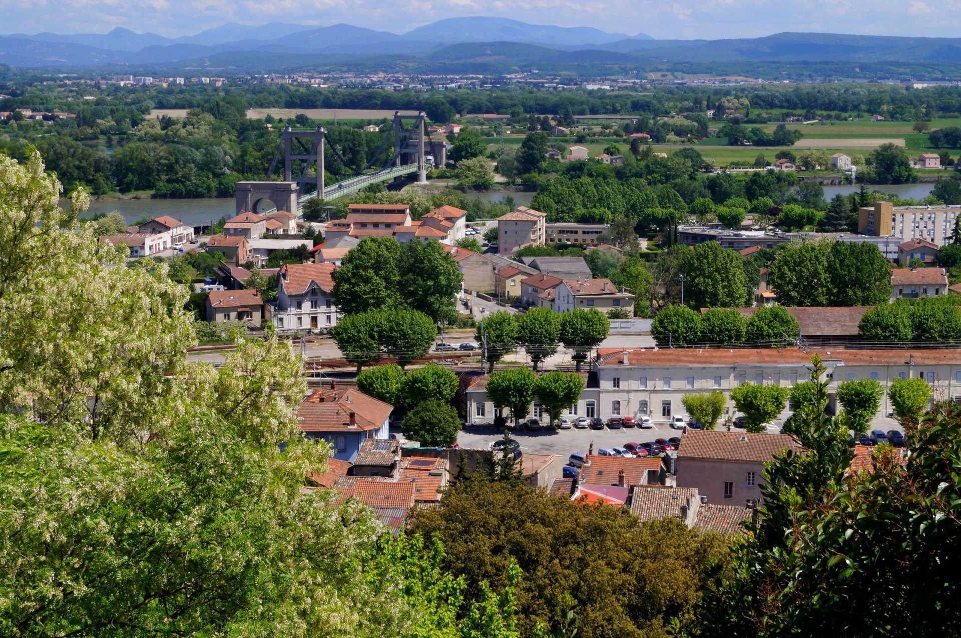 Le Teil, vue Rhone